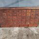 Old sideboard workshop furniture 49 drawers vintage design