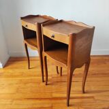 Paire de tables de chevet style Louis XV