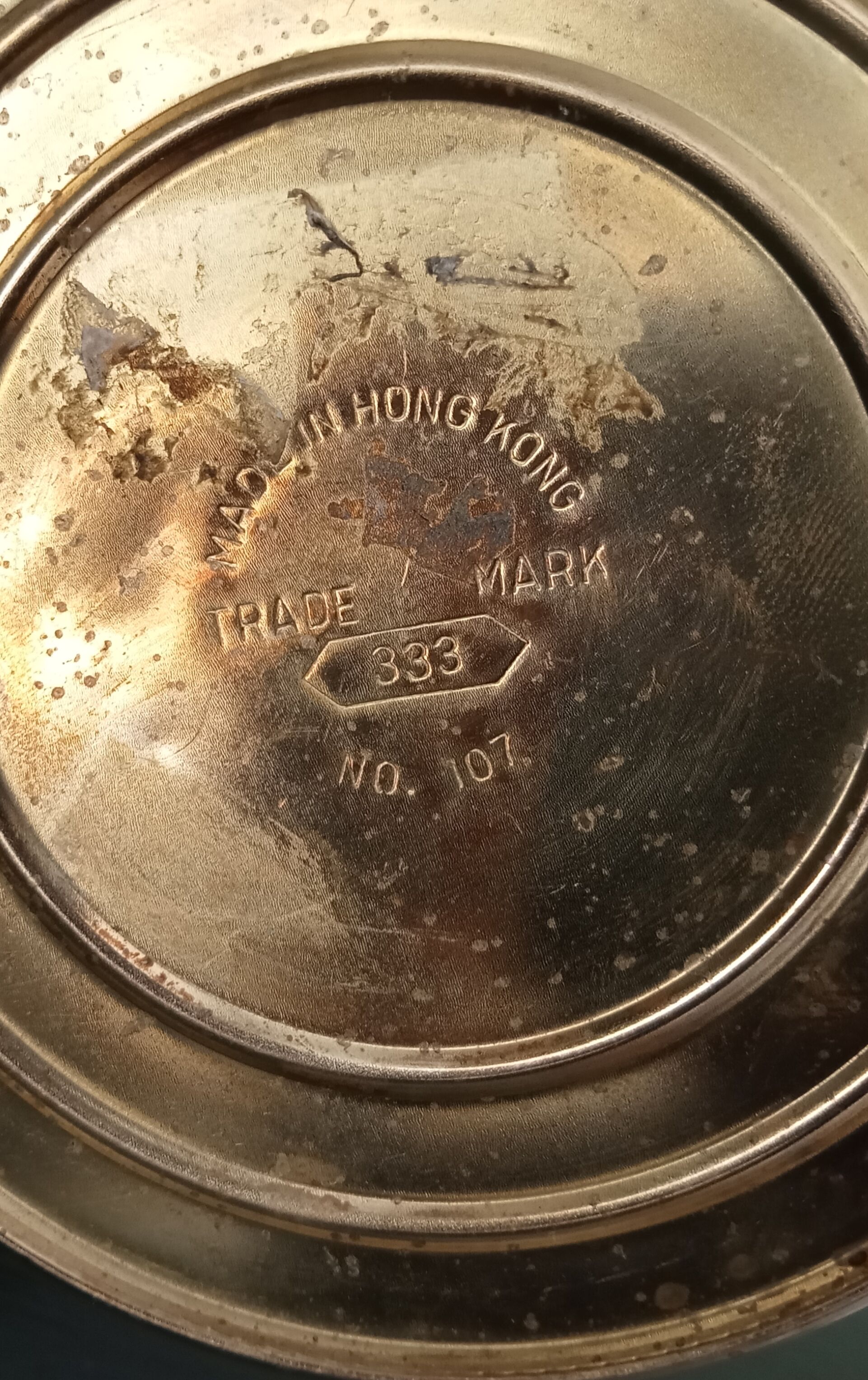 Vintage vaporizer in golden brass 70s