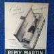 Advertisement paper Remy Martin cognac