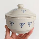 Set of 2 vintage ceramic terrines from Saint-Uze, Art Deco.