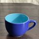 Set of 12 small vintage espresso cups duo in blue Made in Italy
