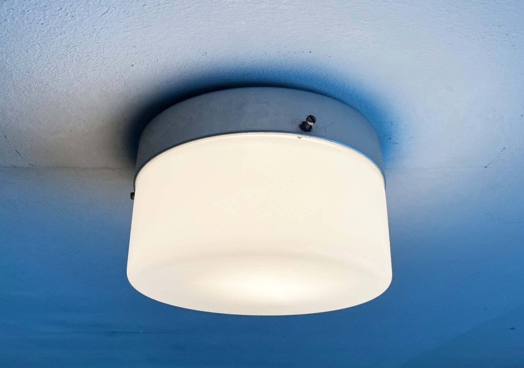Modern Minimalist Ceiling Light from the Mid-Century by SLO Sähkölíikkeiden Oy Finland, 1960s