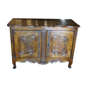 Buffet provençal XVIIIIème en noyer d'époque Louis XV 140 x 100 cm