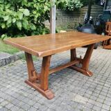 Farm table in solid cherry tree 70/80 year in very good condition