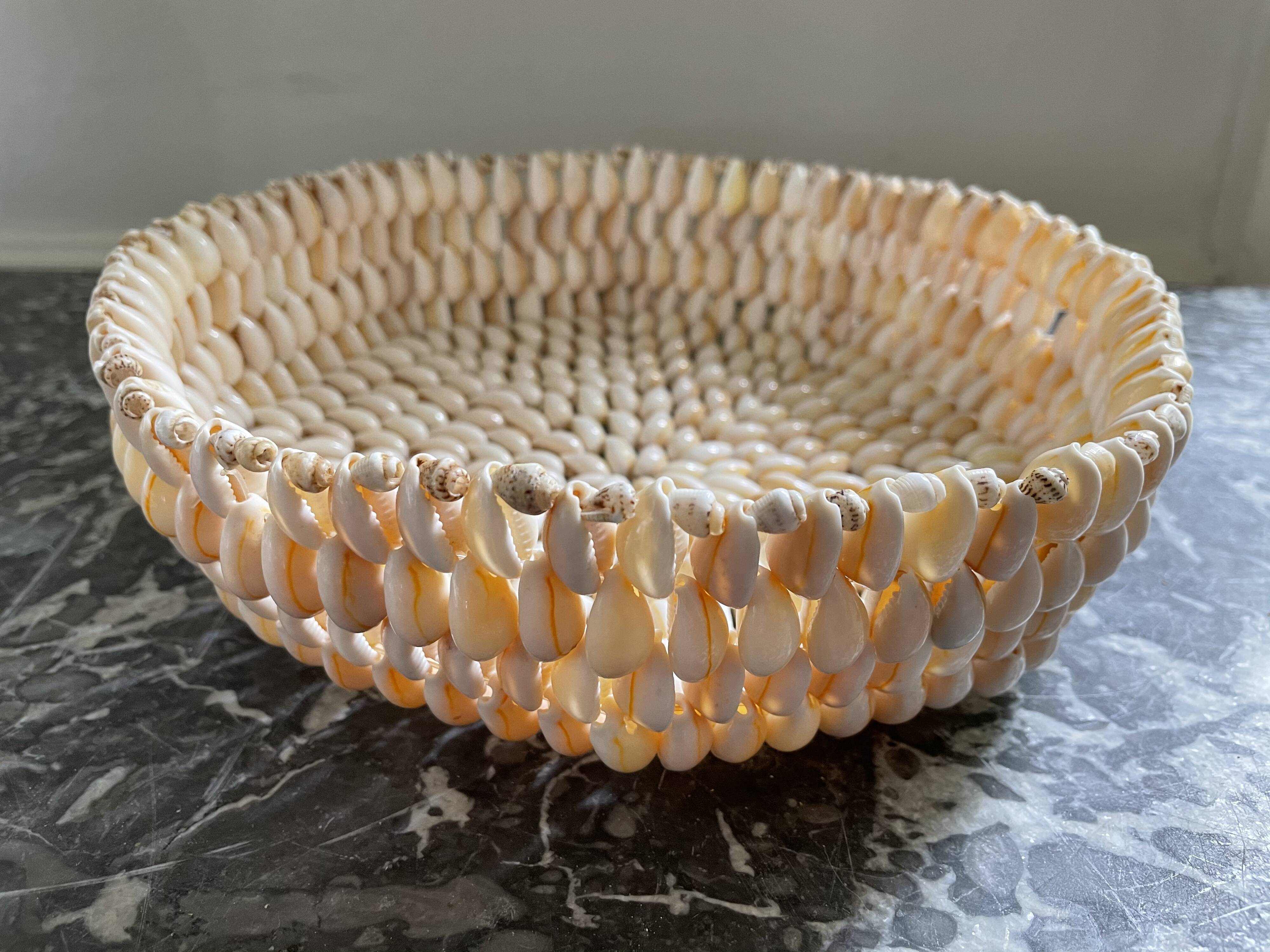 Seashell basket