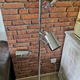 Vintage-style chrome lamppost