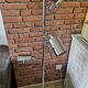Vintage-style chrome lamppost