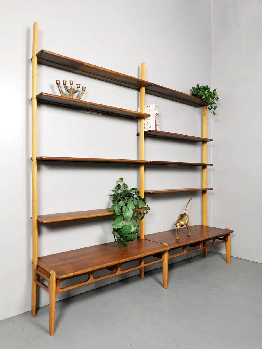 Set of 2 vintage design wall units by William Watting for A. Mikael Laursen