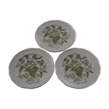 Set of dessert plates Gien model Hedge bindweed
