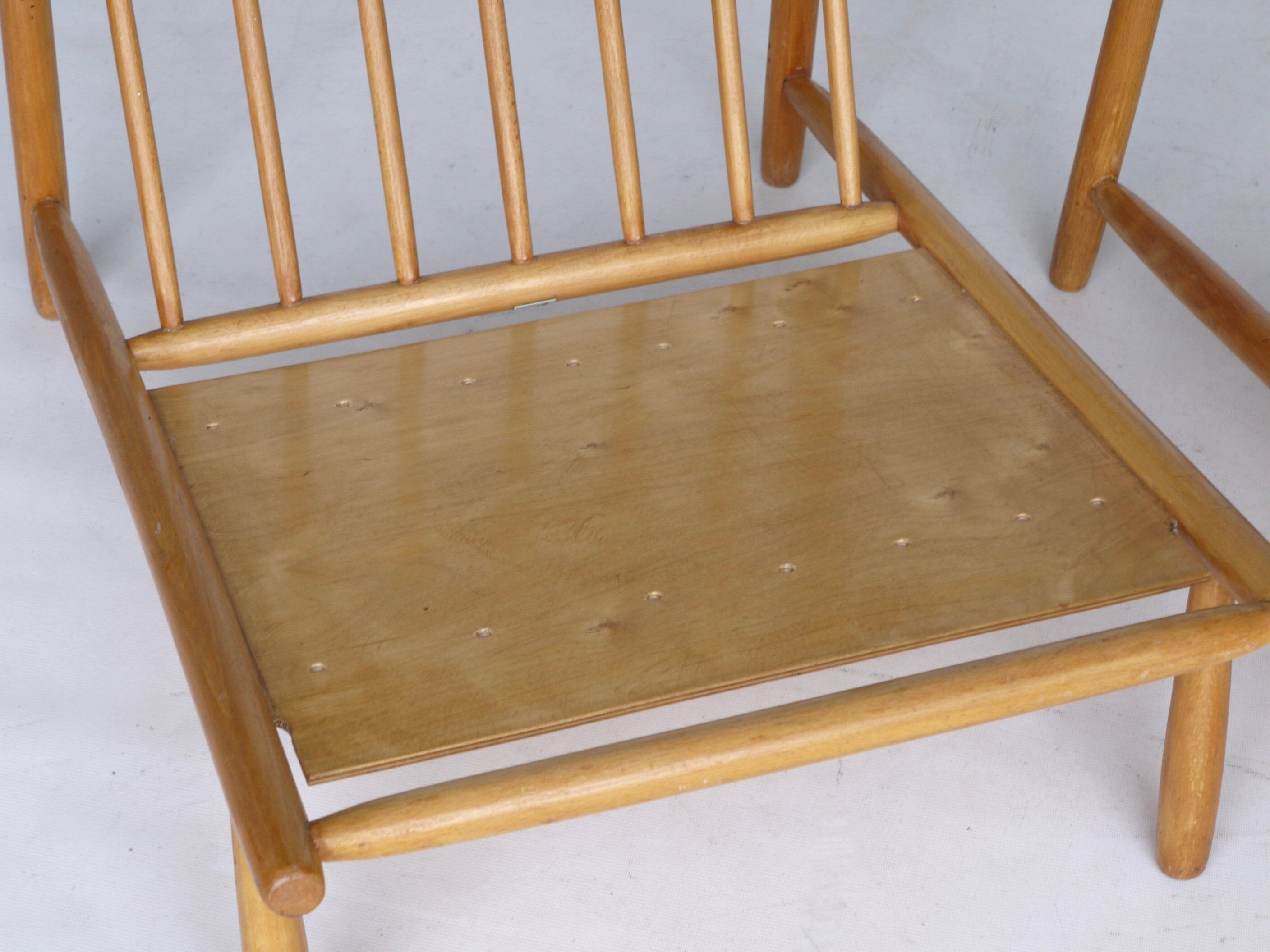 Mid-century domus lounge chairs by alf svensson for dux, 1950s, set of 2