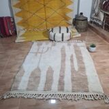 Handmade wool Berber rug 150 X 100 CM