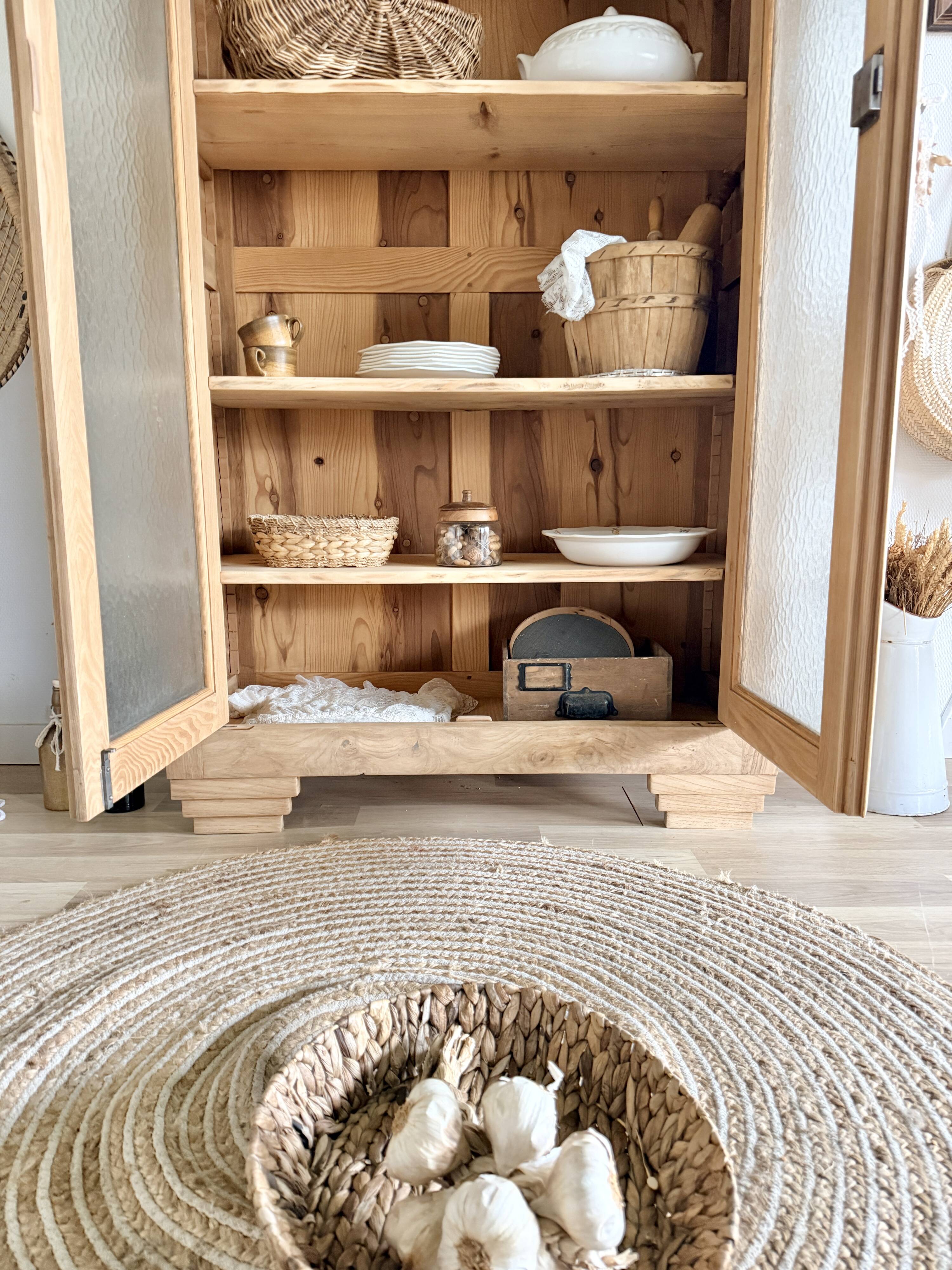 Antique display cabinet/sideboard