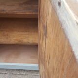 Parisian buffet wood and pastel