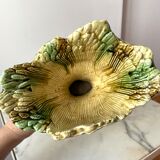 Vase en barbotine majolica gerbes de blé années 30 vintage
