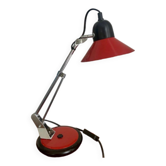 Red aluminor desk lamp