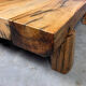 Brutalist Japandi Wabi Sabi coffee table