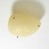 Beautiful, rare mid-century modern fiberglass ceiling lamp
