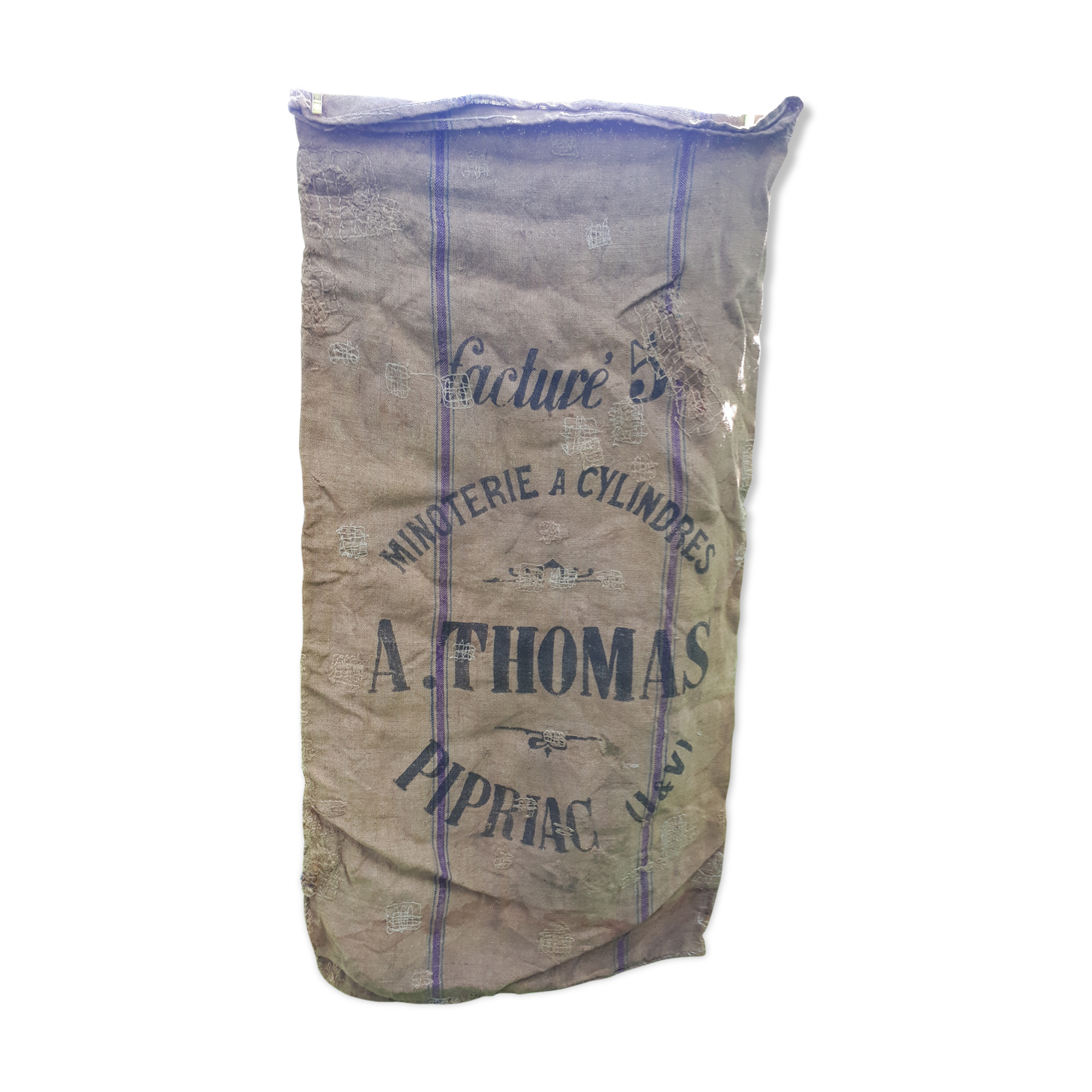 Burlap sack flour mill Thomas Brittany