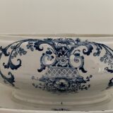 Sleeping saucière with lid, Creil and Montereau, Rouen model