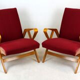 Mid-Century Armchairs from Tatra, 1960s, Set of 2