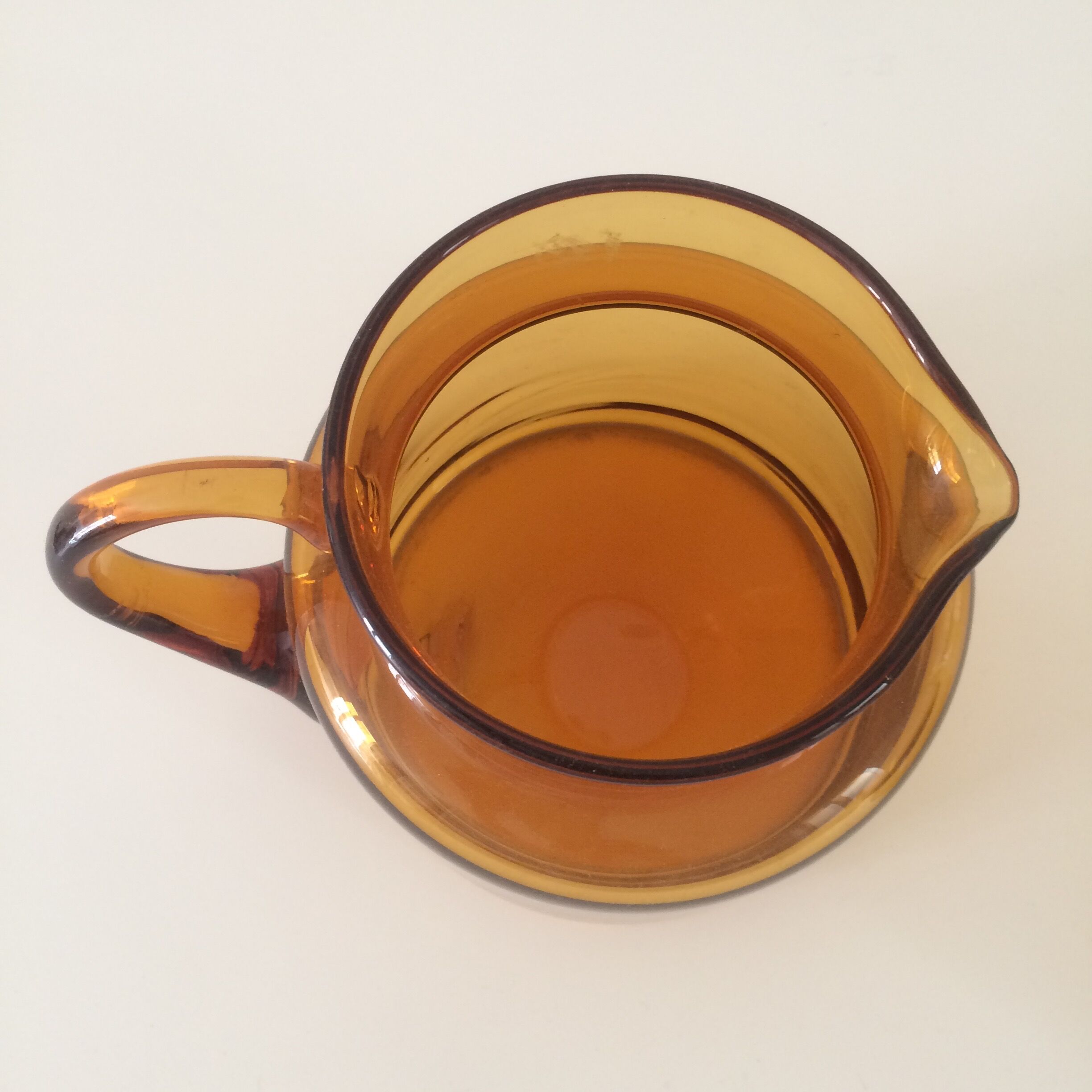 Vintage glass pitcher