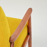 Restored yellow 60s chair