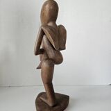 Wooden sculpture / statuette Zen character Yoga position
