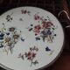 Sarreguemines Digoin “Righi” earthenware tray, metal rim and handles.