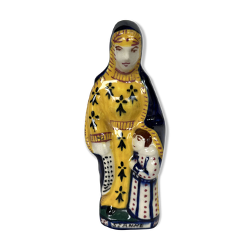 Ste Anne à l’enfant, faïencerie Henriot Quimper
