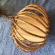 Vintage rattan pendant light