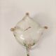 Antique Italian Bassano Vase Pitcher Carafe - Flower Pattern