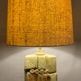 1960s Bernard Rooke Abstract Pottery Ceramic Table Lamp