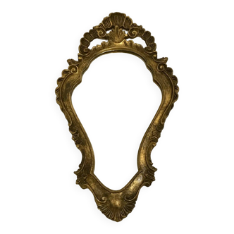 Vintage golden mirror