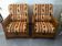 Jacques Leleu - Pair of Armchairs in Cherry Wood