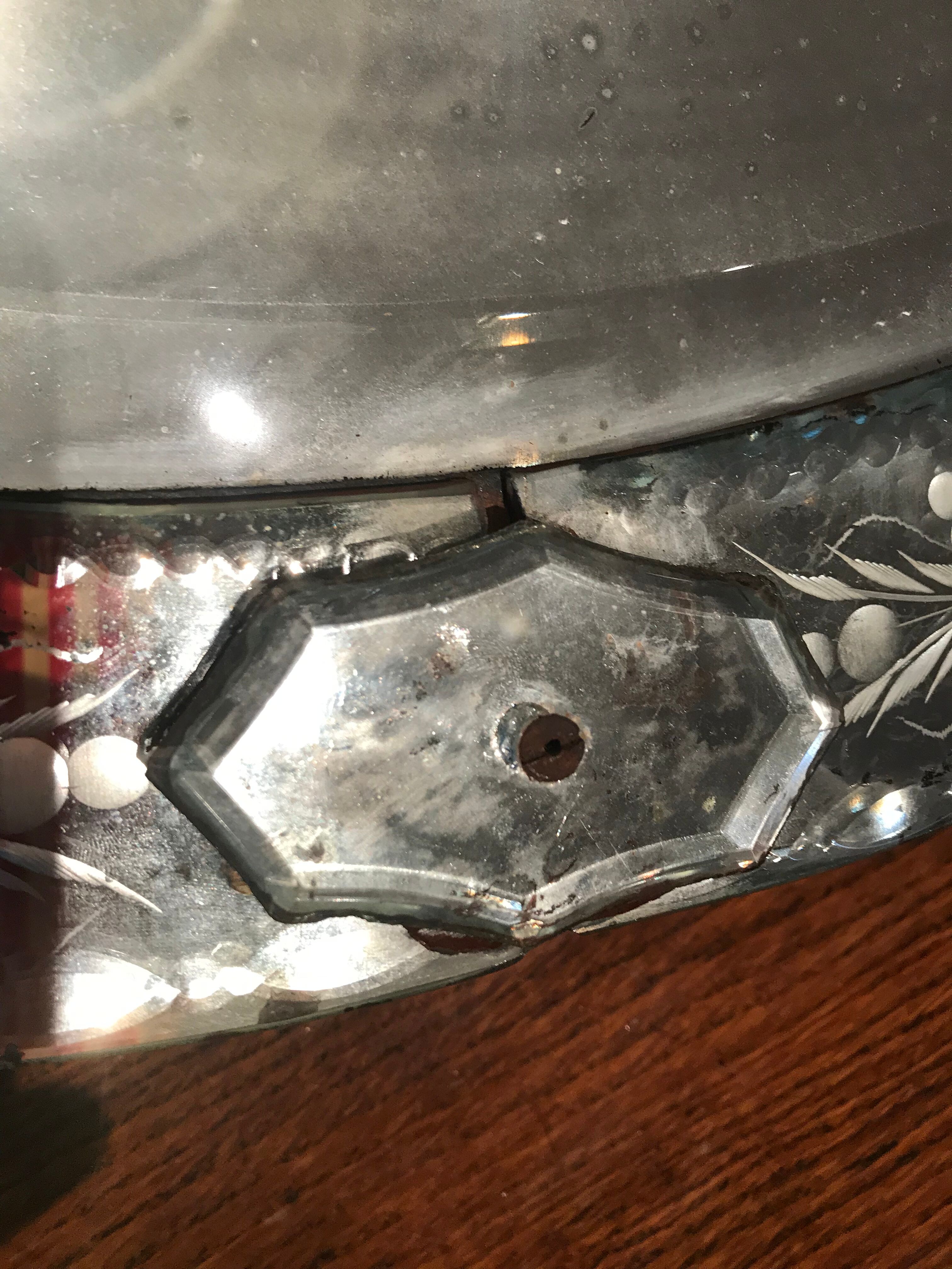 Ancient venetian mirror 1900 50x94cm