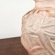 Vase verre moulé rose art déco