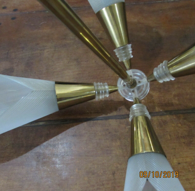Vintage chandelier 50'-60' 4 branches