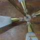 Vintage chandelier 50'-60' 4 branches