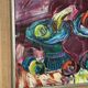 Original mid-century European oil on canvas – “Still Life” by Roy – dated 1969 – vintage & framed – 75 × 64 cm (29.5" × 25.2")