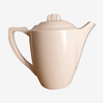 Powder pink teapot Art Deco Digoin - Sarreguemines