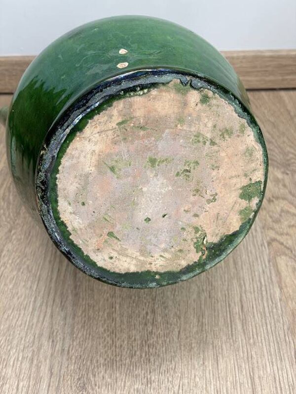 Pichet ou Cruche à Eau Ancien en Terre Cuite Vernissée (Orjol)