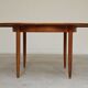 Round extending table, light oak, East Germany, 1960s