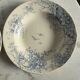 Lot de 2 assiettes creuses décors floral