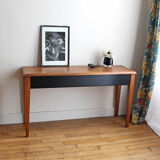Console black and wood