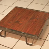 Industrial coffee table, SNCF palette