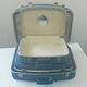 Set  de 3 valises vintage bleues gigognes