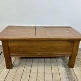 Solid oak coffee table 1980