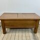 Solid oak coffee table 1980