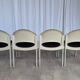 Set of 4 Vintage Aeon Mondial Stackable Chair / Dutch Postmodern Dining Cha